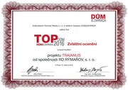 Známe vítěze soutěže TOP DŮM 2016