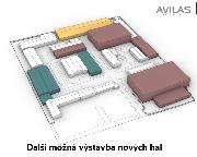 Pron�jem v�robn�ch a skladov�ch hal Kojet�n