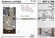 Prodej bytu 1+kk, 40,96m2 s pedzahrdkou, 15m2, nov devekopersk projekt LAIVbyt Studnka