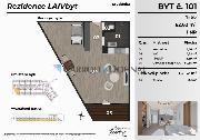 Prodej bytu 1+kk flexi, 62,62m2, nov devekopersk projekt LAIVbyt Studnka