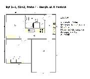 Pron�jem bytu 2+1, 52m2, 9.NP, Praha 4 - Kam�k, ul. Krhanick�