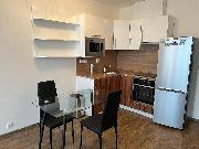 Pronájem částečně vybaveného bytu 1+kk,40 m2, 4.NP,balkón, garážové stání, ul. Vrchlického, Jihlava.