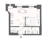 Prodej, kr�sn� byt, 1,5+kk, 36 m2, B�lehradsk�, Praha 2 - Vinohrady, po rekonstrukci, sklep