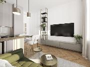 Prodej, krásný byt 2 x 1+kk, Vinohradská - Praha 3, Vinohrady, 65 m2, u metra, blízko OC Flora