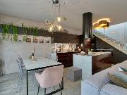 Prodej, luxusn sten byt 4+kk, 155 m2 Rohansk nbe, Praha 8 - Karln, 2 terasy celkem 205 m2