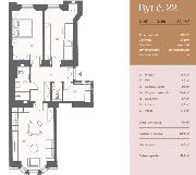 Prodej, ndhern byt, 3+kk, 89 m2, Blehradsk, Praha 2 - Vinohrady, po rekonstrukci, sklep