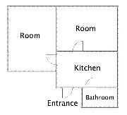 Pron�jem, kr�sn� byt 2+1, Podb�lohorsk�, Praha 5 - Sm�chov, 50 m2, 2 nepr�choz� pokoje, u parku