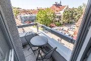 Pronjem, krsn byt 2+kk, 61 m2, Horsk, Praha 2 - Nov Msto, balkon, centrum, v rezidenci