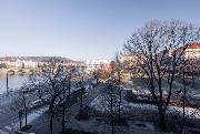 Pronjem, krsn byt, 2+kk, Devn, Praha 2 - Nov msto, 48 m2, vhled na Prask hrad