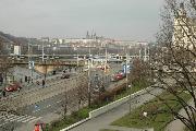 Pronjem, krsn byt, 3+1, Devn, Praha 2 - Nov msto, 102 m2, vhled na Prask hrad