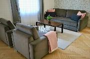 Pronjem, luxusn zazen byt 2+kk, 83 m2, Ostrovn, Praha 1 - Nov Msto, balkon, v centru
