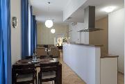 Pron�jem, luxusn� za��zen� byt 2+kk, 83 m2, Ostrovn�, Praha 1 - Nov� M�sto, balkon, v centru