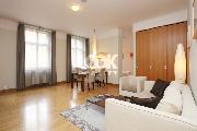 Pronjem, luxusn byt 1+kk, Belgick, Praha 2 - Vinohrady, 33 m2, posilovna, sauna, recepce, u metra