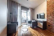 Pron�jem, luxusn� byt 1+kk, Horsk�, Praha 2 - Nov� M�sto, 30 m2, terasa, gar�, zahrada, �klid