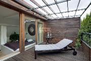 Pron�jem, luxusn� byt 2+kk, Hole�kova, Praha 5 - Sm�chov, 53 m2, terasa, �klid, recepce, metro
