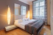 Pronjem, luxusn byt 3+kk, Belgick, Praha 2 - Vinohrady, 74 m2, sauna, fitness, recepce, u metra