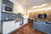 Pronájem, nádherný byt 2+kk, Horská, Praha 2 - Nové Město, 48 m2, terasa, garáž,  zahrada, úklid