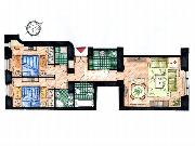 Pronjem, ndhern byt, 3+1, 80 m2, Odbor, Praha 2 - Nov Msto, u metra, centrum