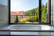 Pronjem, ndhern mezonetov byt 4+kk, Kroftova, Praha 5 - Smchov, 197 m2, gar, klimatizace