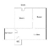Pronjem, obchodn prostory, kancel 2+1, Pseck, Praha 3 - Vinohrady, 43 m2, blzko metra