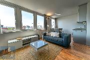 Pron�jem za��zen�ho bytu 1+kk (37 m2) s v�hledem na Hrad, Rezidence Expo, Praha 8 - Karl�n
