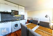 Pron�jem za��zen�ho bytu 1+kk (37 m2) s v�hledem na Hrad, Rezidence Expo, Praha 8 - Karl�n