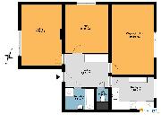 Prodej, 3+1, 78 m2, komora, sklep, velk zahrada, Sliveneck, Praha 5 Hluboepy.