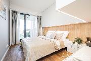Elegantn byt s krsnm vhledem na Prahu   3+kk s terasou v rezidenci SAKURA Praha 5 - Koe