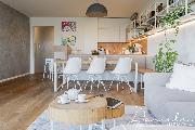 Elegantn byt s krsnm vhledem na Prahu   3+kk s terasou v rezidenci SAKURA Praha 5 - Koe