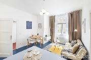 Klidn� a proslun�n� byt k pron�jmu. Pln� vybaven� 2kk, 47m2 na Vinohradech, ul. Pod Zvona�kou