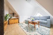 Podnjem podkrovnho  bytu 2kk, 60m2 ve vilovm dom v blzkosti metra B - Rajsk zahrada - Praha 9