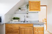 Podnjem podkrovnho  bytu 2kk, 60m2 ve vilovm dom v blzkosti metra B - Rajsk zahrada - Praha 9