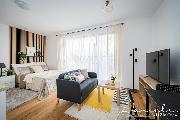 Pron�jem zcela nov�ho, designov� za��zen�ho bytu 1+kk (31 m?) � Praha 5, ul. Staroko���sk�