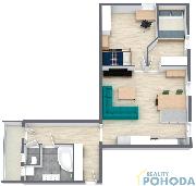 Prodej kr�sn�ho, prostorn�ho bytu 3+kk se zahradou v Chocni