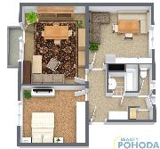 Prodej zdnho bytu 2+1 v Pardubicch, ul. Lexova