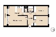 Nab�z�m k prodeji prostorn� 3+kk, 69 m² + zasklen� lod�ie a 2 sklepy, Praha 4  Chodov 