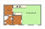 Exkluzivn nabzme pronjem bytu 1+kk, o velikosti 40,2m2, ul. Jiho z Podbrad, Mlnk
