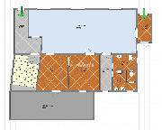 Prodej dvoupodla�n�ho objektu s nebytov�m prostorem 260 m2, pozemek 861 m2, Z�py u Brand�sa n.Labem