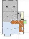 Prodej vily 210 m2 s temi byty a gar 40 m2, pozemek 1425 m2 v mst Doksy u Mchova jezera