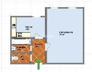 Pronjem bytu 1+1 43 m2 v osobnm vlastnictv ulice Katanov, Milovice - Mlad, okres Nymburk