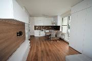 2+kk, 56,5 m2 s balkonem 8,4 m2  v novostavb� Britsk� �tvr�, n�m.Junkov�ch, Praha 5 - Stod�lky