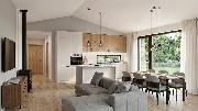 Novostavba bungalovu 4+kk, 140 m2