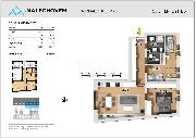 SB6 Prodej bytu, 3+kk, 79.2m? , projekt Pod Malechovem, esk Brod,