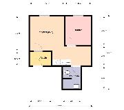 Pronjem bytu 2+kk+ komora, 33 m2, Kostelec nad Labem, ulice T. G. Masaryka