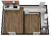 Pronjem bytu 2+kk, 44 m2, ulice Boleslavsk, Brands nad Labem-Star Boleslav. 