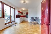 Pron�jem kr�sn�ho bytu 3+kk/terasa/balkon/2x GS, 89/66/10 m2, ul. Harlacherova, Praha 10 - Z�b�hlice