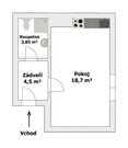 Pronjem byt 1+kk v rodinnm dom, Prostjov, vabinskho