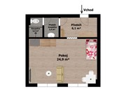 Za��zen� apartm�n ve Star�m Ji��n� � ide�ln� bydlen� pro 1 osobu